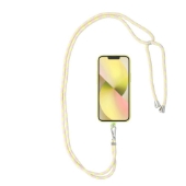 Bild von Universaler Anhänger für Ihr Smartphone mit einstellbarer Länge in Grau-Gelb